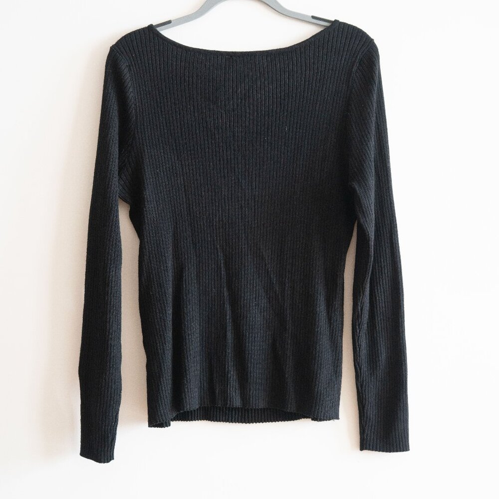 Evolution Cut-Out Neckline Sweater - image 2